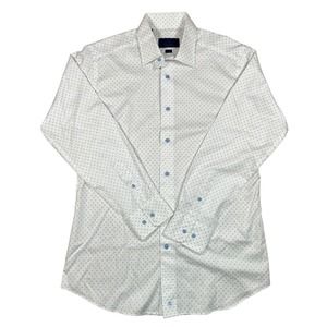 NWOT David Donahue Long Sleeve White Dress Shirt 16-32/33 Slim Fit